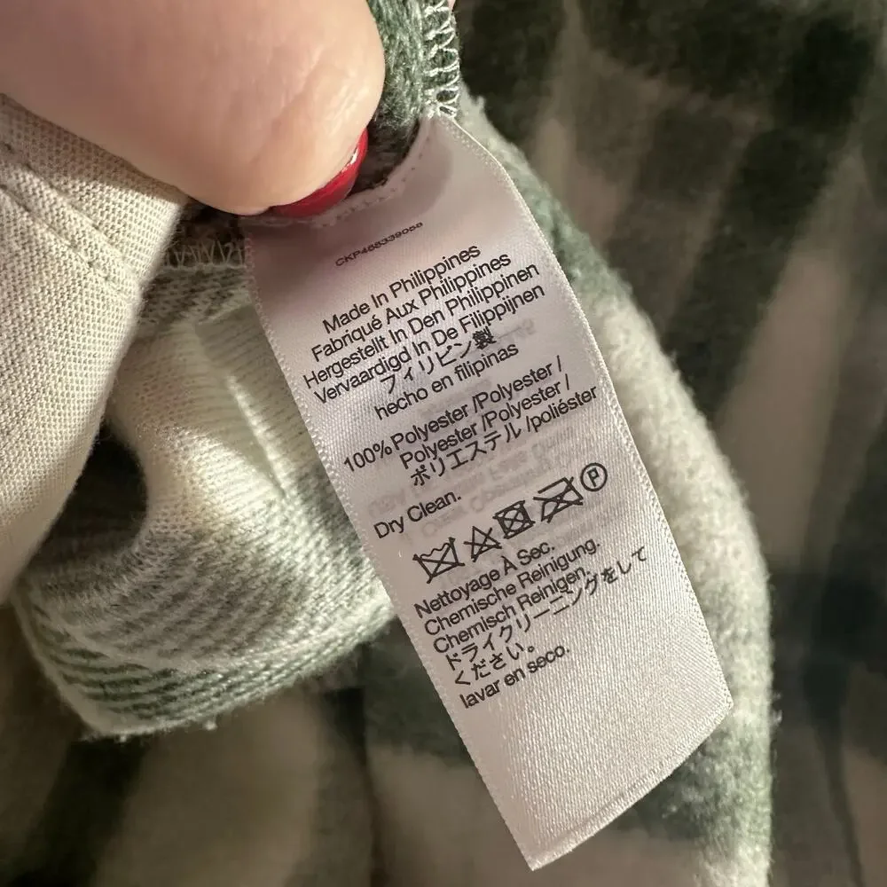 Madewell Jacquard Double-Breasted Crop Blazer in Plaid Size S